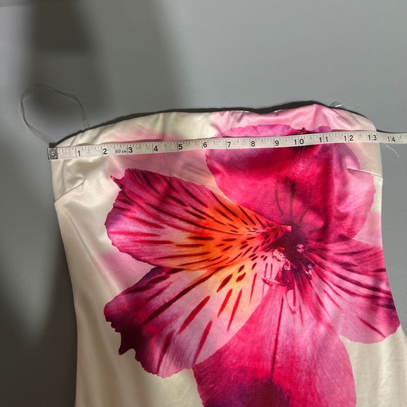 Y2K Windsor Strapless Floral Skort Dress Fairy Coquette Tropical Mini Small - Picture 4 of 8